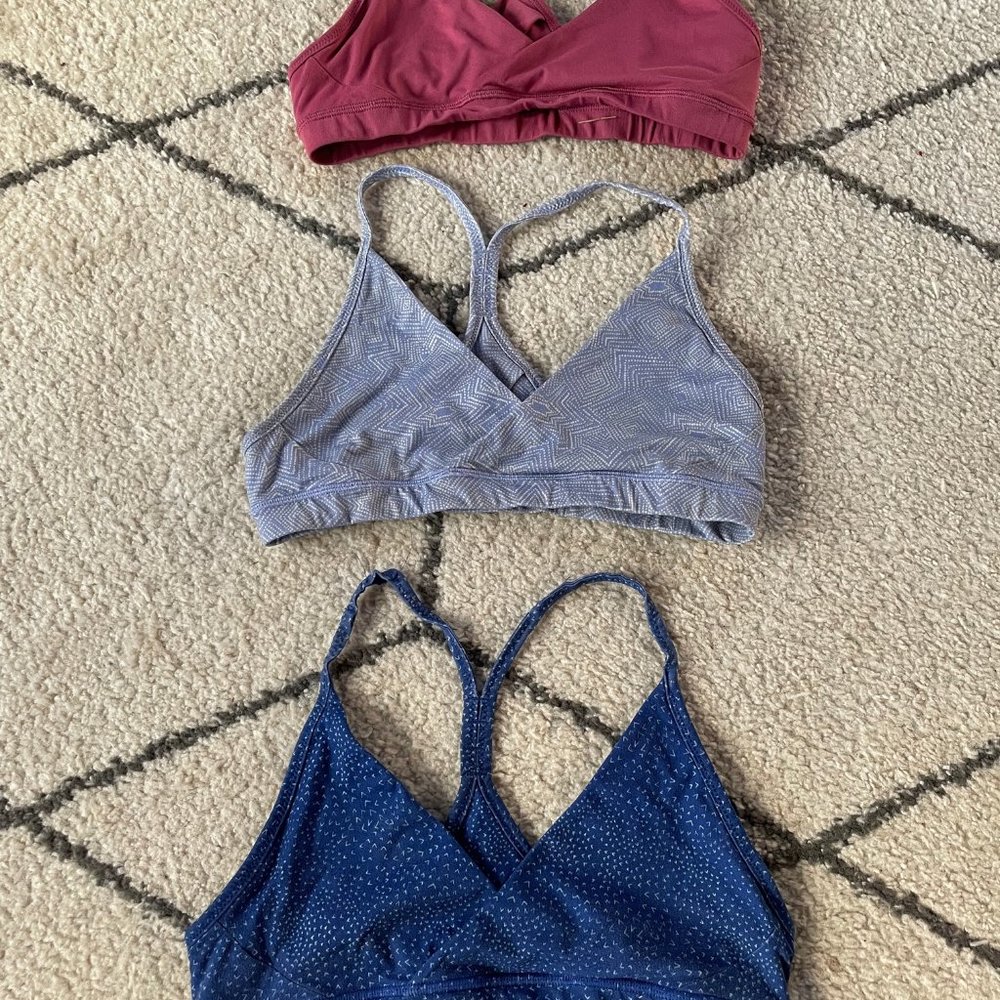 Patagonia Cross Beta Sports Bras x 3